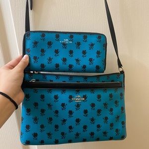 Coach purse and a wallet